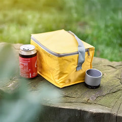 Nylon Koeltas met Aluminiumfolie - Geel