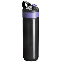 Fuse Bio Lifestyle Bottle Zwart – Stijlvolle Bio-Based Bidon met Fruitinfuser - Lavender