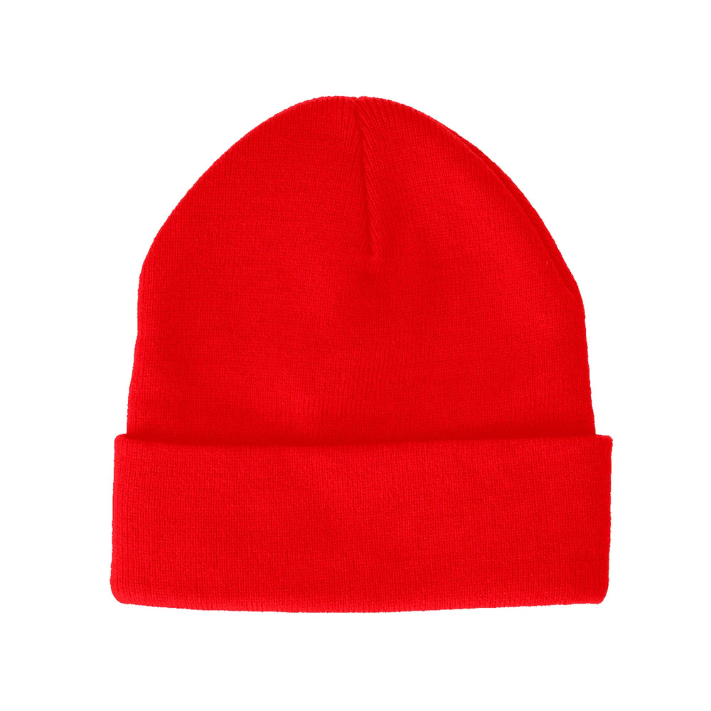 Grof Gebreide Muts - Rood