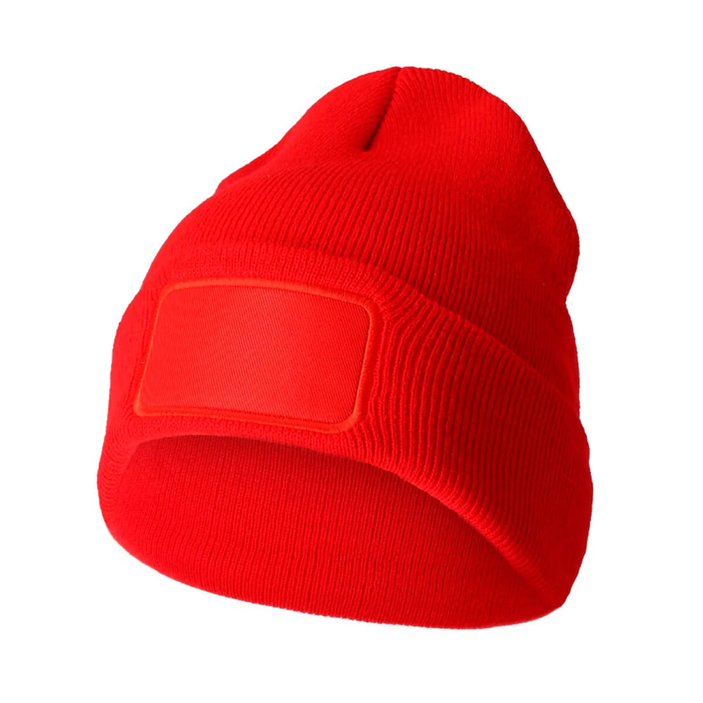 Grof Gebreide Muts - Rood