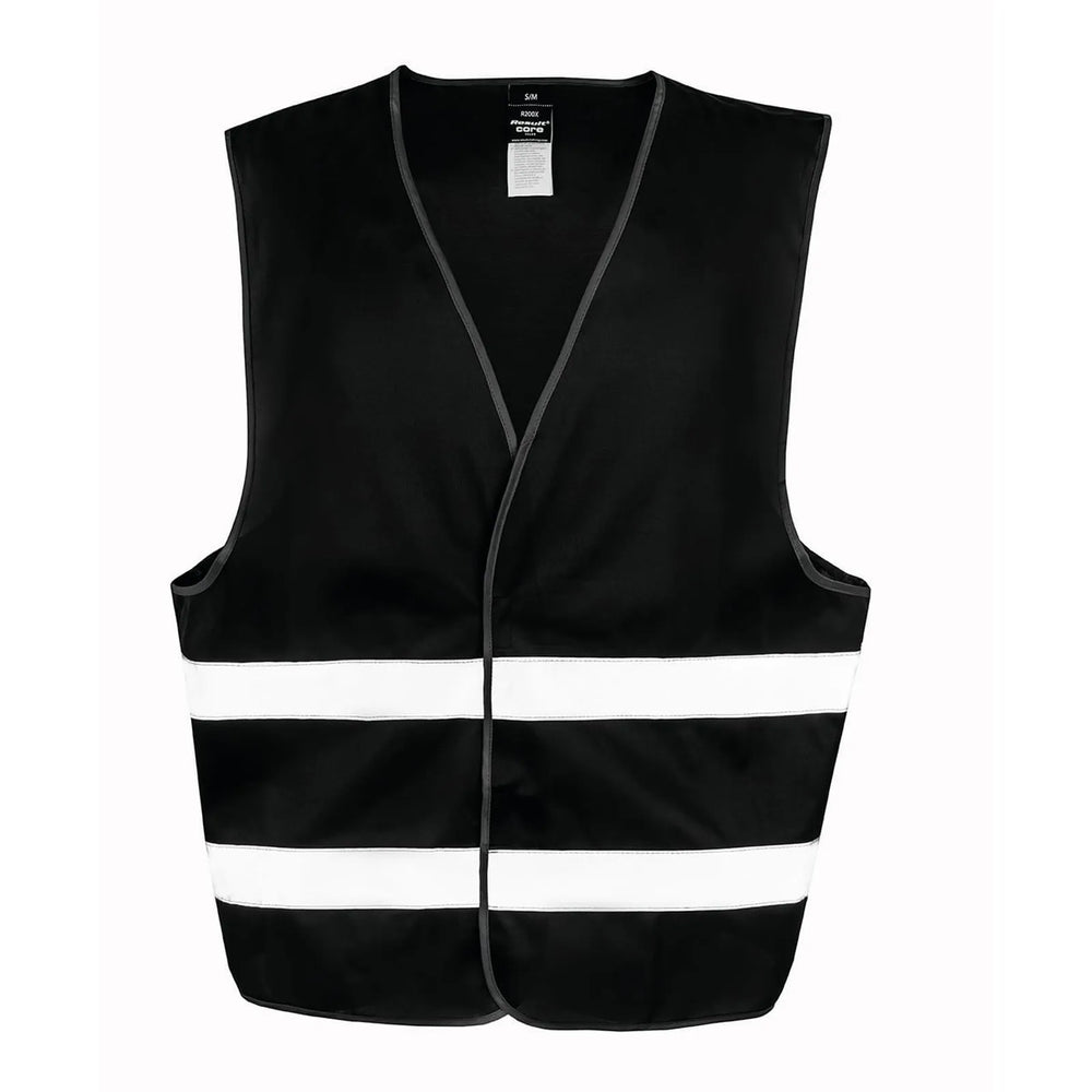 veiligheidshesje polyester reflecterend zwart 16R200XEV  