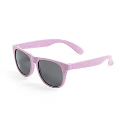 Zonnebril van tarwestro en PP met UV400-bescherming, Roze - 171031