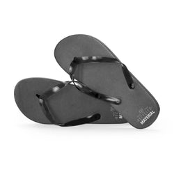 Teenslippers met gerecyclede EVA-zool, Zwart - 171602
