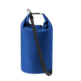 Waterdichte 300d rPET tas met gesloten rolsluiting, Blauw - 1720463