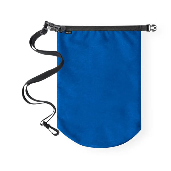 Waterdichte 300d rPET tas zijaanzicht, Blauw - 1720463
