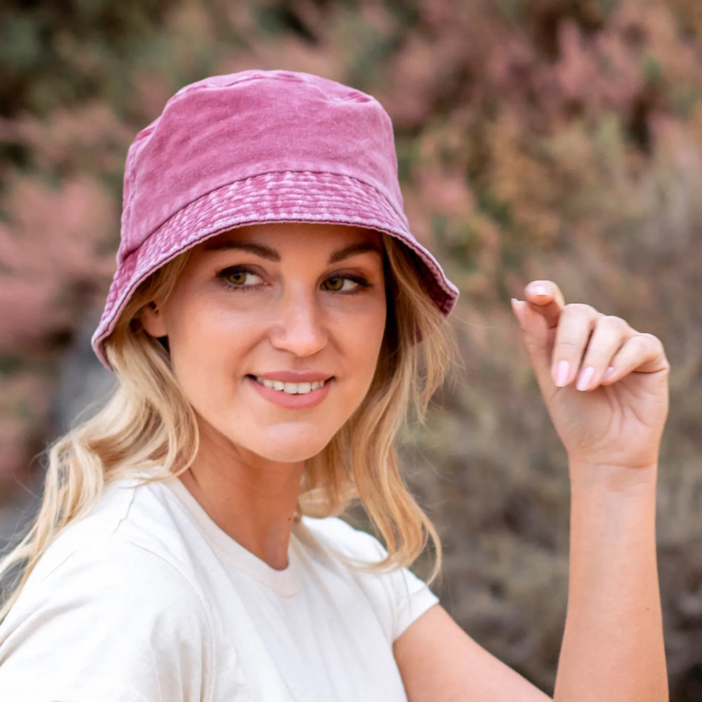 bobmuts katoen washed effect rood sfeer foto 1720841