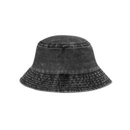 bobmuts katoen washed effect zwart 1720841