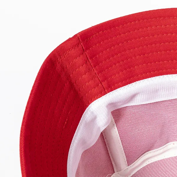 zonnehoed bobmuts rood binnenkant 1721168