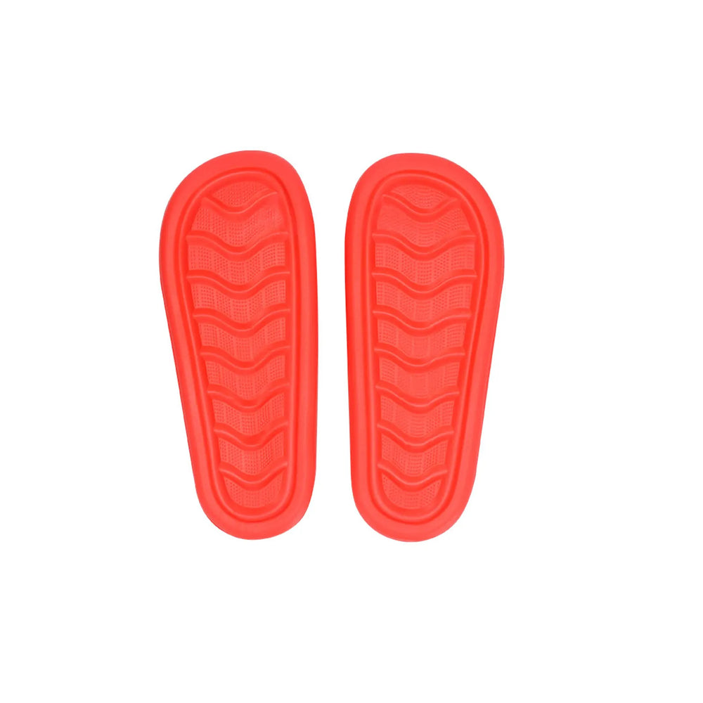 EVA-badslippers met brede bovenband onderzijde, Rood - 1721487