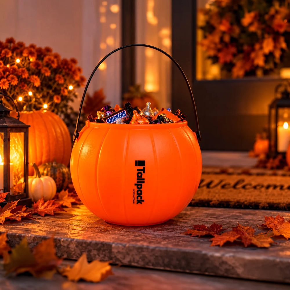 halloween pompoenmand cowel sfeer foto met print 1721526