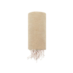 Duurzame Pareo Handdoek van Gerecycled Katoen en RPET - Beige