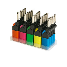 Keukenaansteker met draaibare kop in display met verschillende kleuren, Meerkleurig - 172773