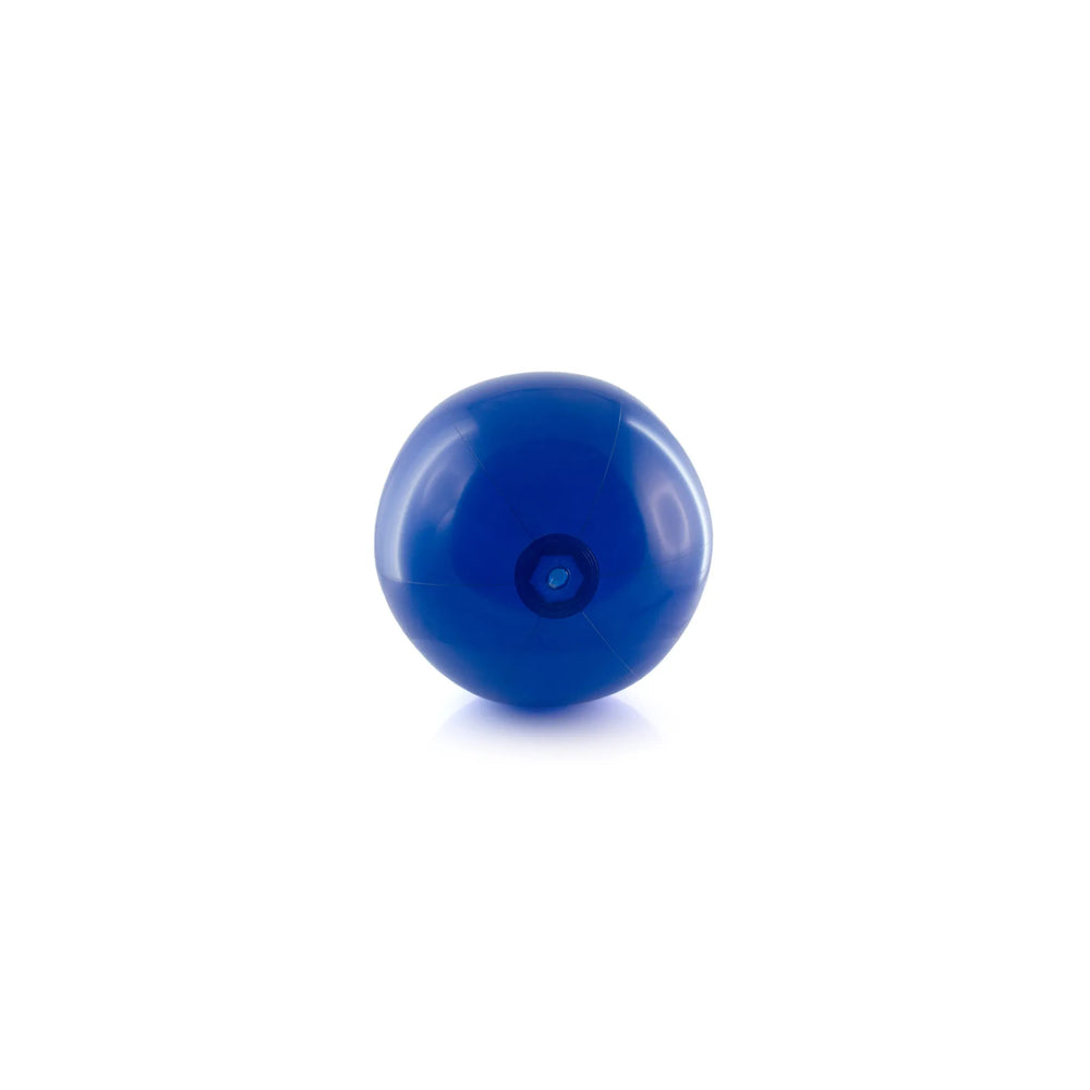 Opblaasbare PVC-strandbal 400 mm met zichtbaar ventiel, Blauw - 173261
