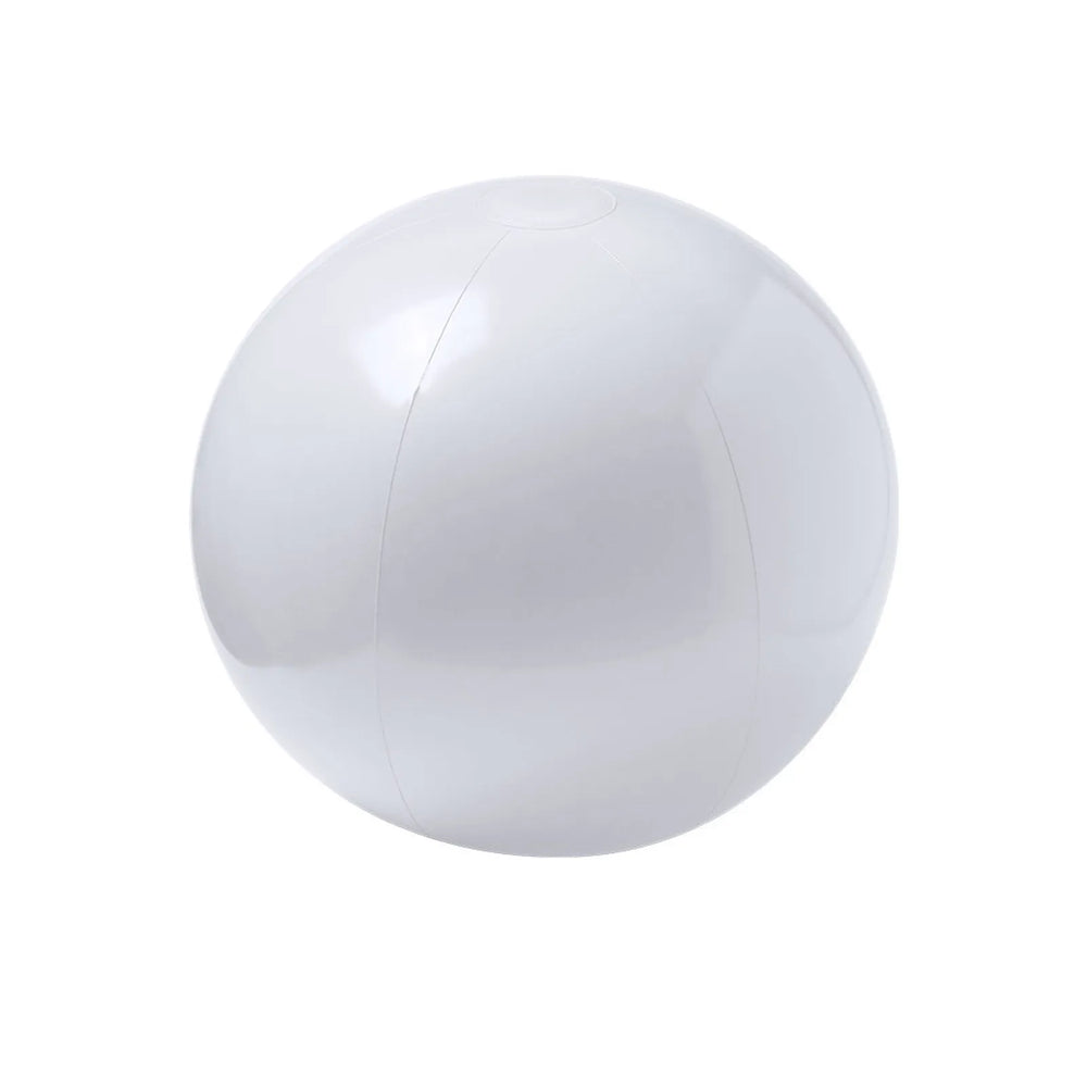 Opblaasbare PVC-strandbal 400 mm, Wit - 173261