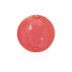 Transparante Opblaasbare Strandbal van PVC – 280 mm - Rood