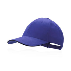Caps met Gekleurde Bies Blauw
