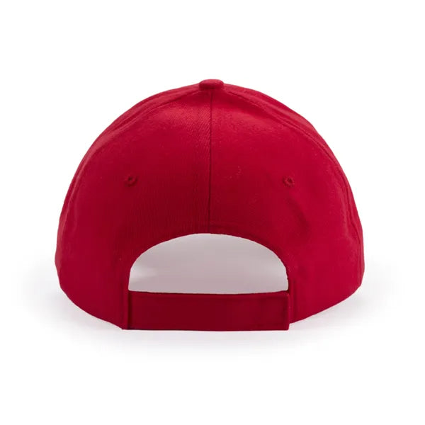 Pet met contrasterende bies achterzijde, Rood - 174675