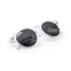Ronde zonnebril met UV400 - Wit