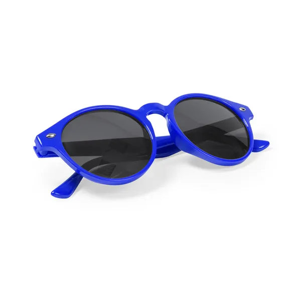 zonnebril unisex zwarte glazen blauw 175284