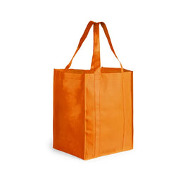 Non-woven xl tas met lange hengsels, Oranje - 176106
