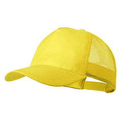Trucker Cap van Ventilerend Polyester Geel