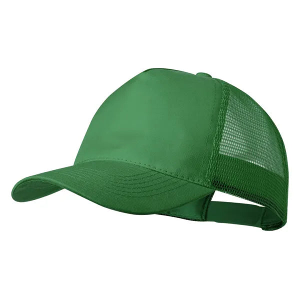 trucker cap 5 panelen polyester groen 176337