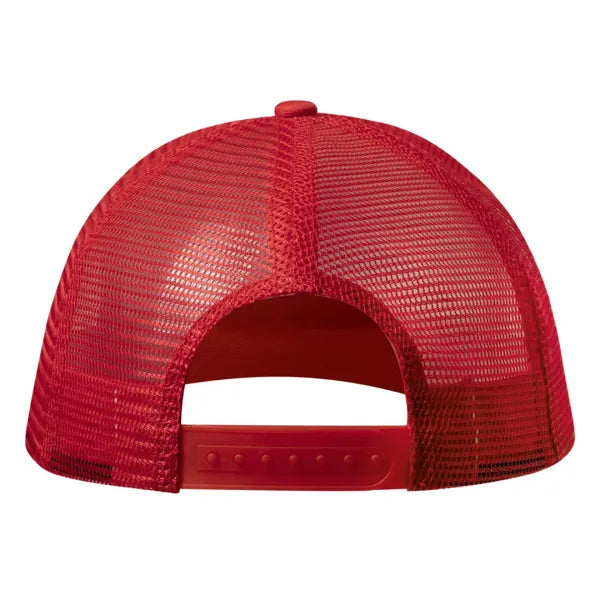 trucker cap 5 panelen polyester rood achterkant 176337
