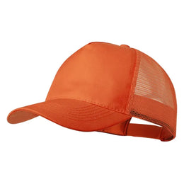 Trucker cap van ventilerend polyester, Oranje - 176337