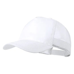 Trucker cap van ventilerend polyester, Wit - 176337