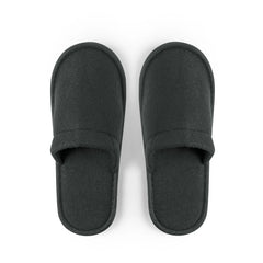 Hotelpantoffels van katoen en polyester - Grijs