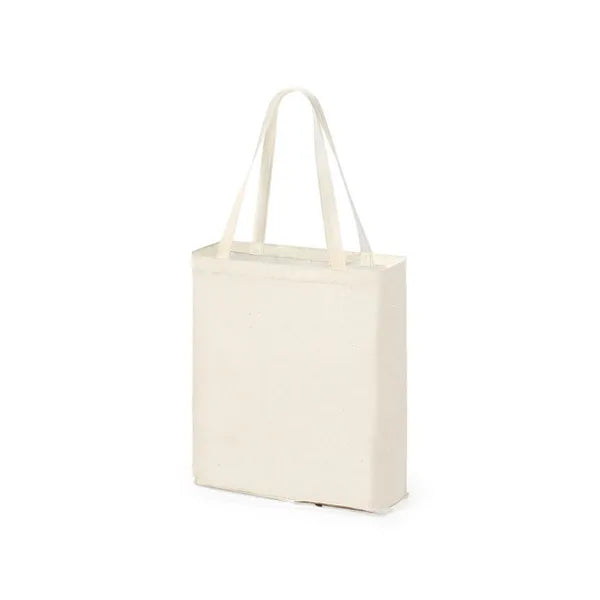 Opvouwbare draagtas van katoen en jute, Beige - 176727