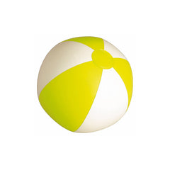 Opblaasbare PVC-strandbal 280 mm - Wit-Geel