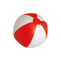 Opblaasbare PVC-strandbal 280 mm - Wit-Rood