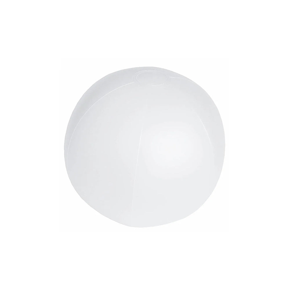 Opblaasbare PVC-strandbal 280 mm, Wit - 178094