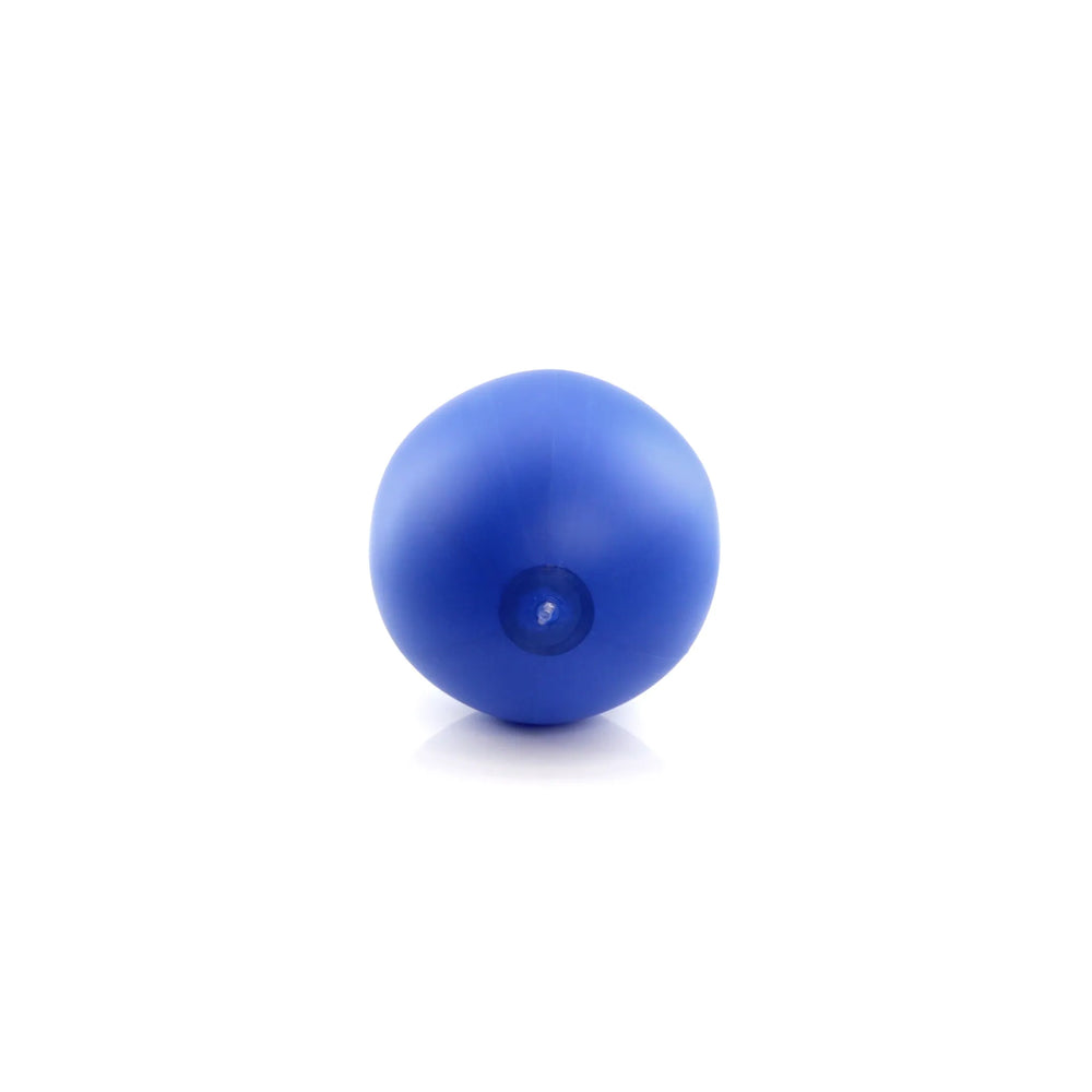 Opblaasbare PVC strandbal in diverse kleuren en designs blauw side 178094