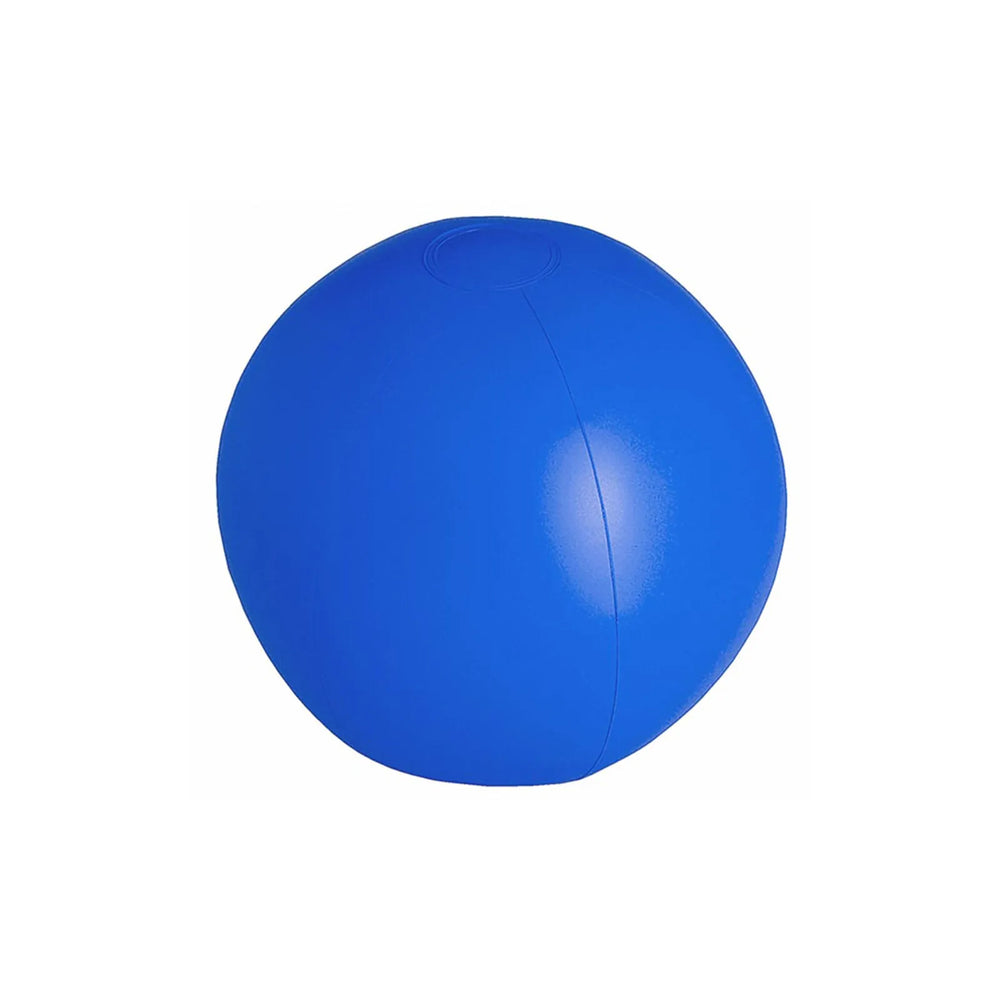 Opblaasbare PVC strandbal in diverse kleuren en designs blauw 178094