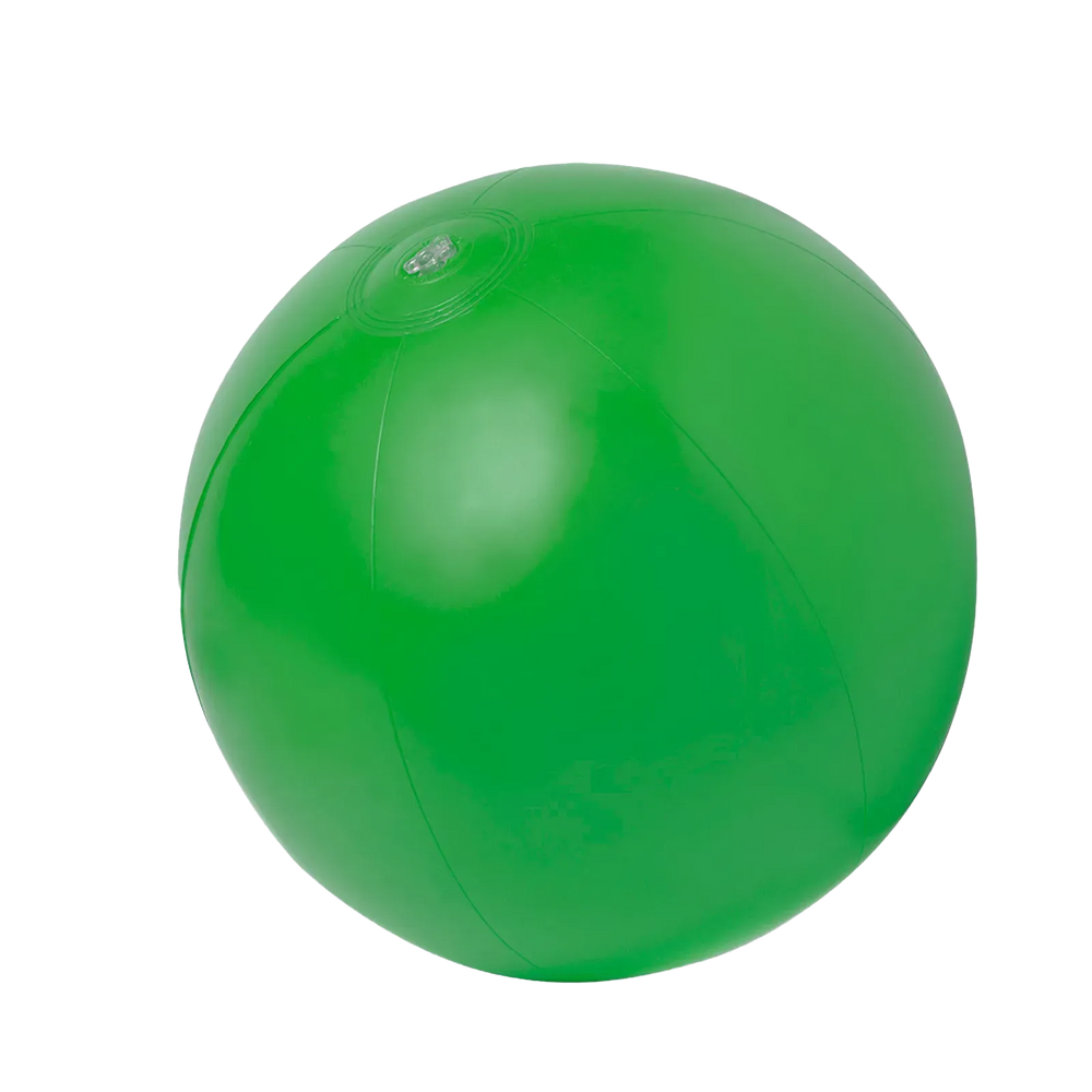 Opblaasbare PVC strandbal in diverse kleuren en designs groen 178094
