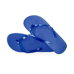 Teenslippers met EVA-zool en PVC-bandjes - Blauw
