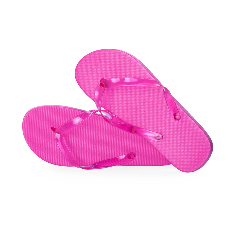 Teenslippers met EVA-zool en PVC-bandjes, Fuchsia - 178884