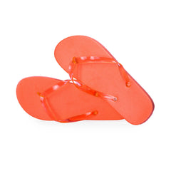 Teenslippers met EVA-zool en PVC-bandjes - Oranje