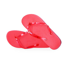 Teenslippers met EVA-zool en PVC-bandjes - Rood