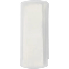 Frosted kunststof cassette met 5 latex pleisters - Wit