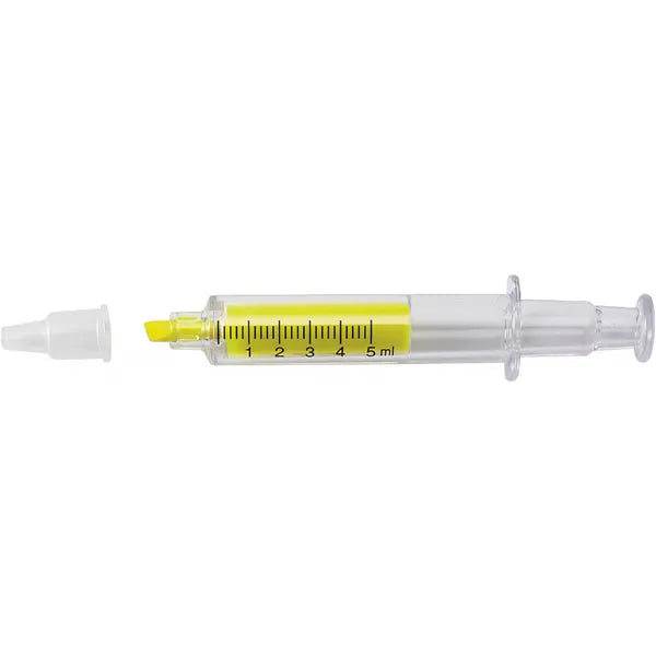 Injectiespuit markeerstift, Geel - 181060