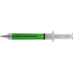 Injectiespuit Balpen met Gekleurde Vloeistof - Groen