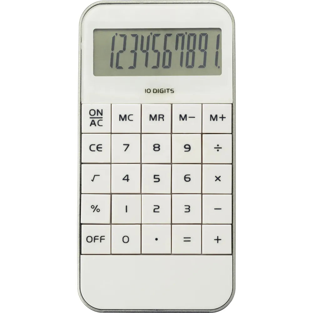 calculator zilver wit 181140