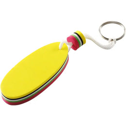EVA drijvende sleutelhanger hamid met nylon koord, Geel - 181167