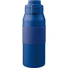 Sensio Kati RVS Drinkfles 800 ml – Dubbelwandig met Siliconen Grip - Blauw