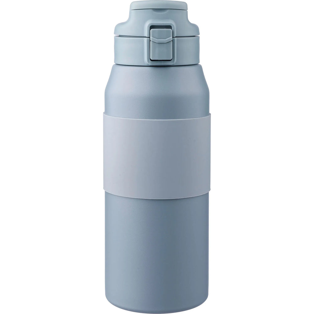 Sensio Kati dubbelwandige RVS-drinkfles 800 ml voorzijde, Pastelblauw - 181172550