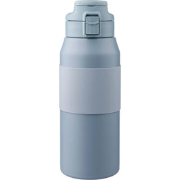 Sensio Kati dubbelwandige RVS-drinkfles 800 ml voorzijde, Pastelblauw - 181172550