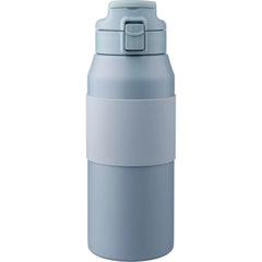 Sensio Kati RVS Drinkfles 800 ml – Dubbelwandig met Siliconen Grip - Pastel blauw